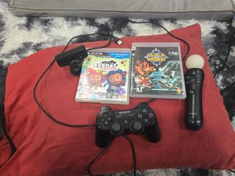 PlayStation 3 Bundle - Move Motion Controller, Eye Camera, Controller & Games