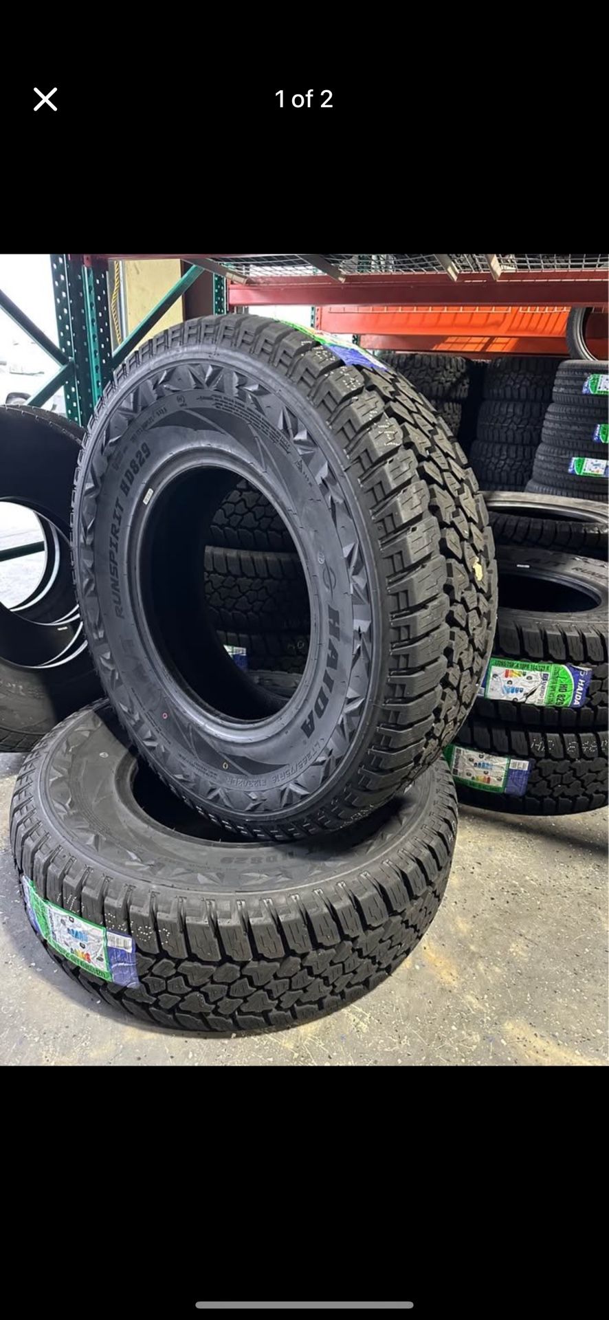 265/75/16LT Haida HD829 A/T 10ply Tires