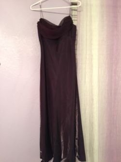 Size 7/8 satin purple dress