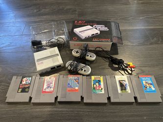 Clone Nintendo NES Console Plus 6 Games