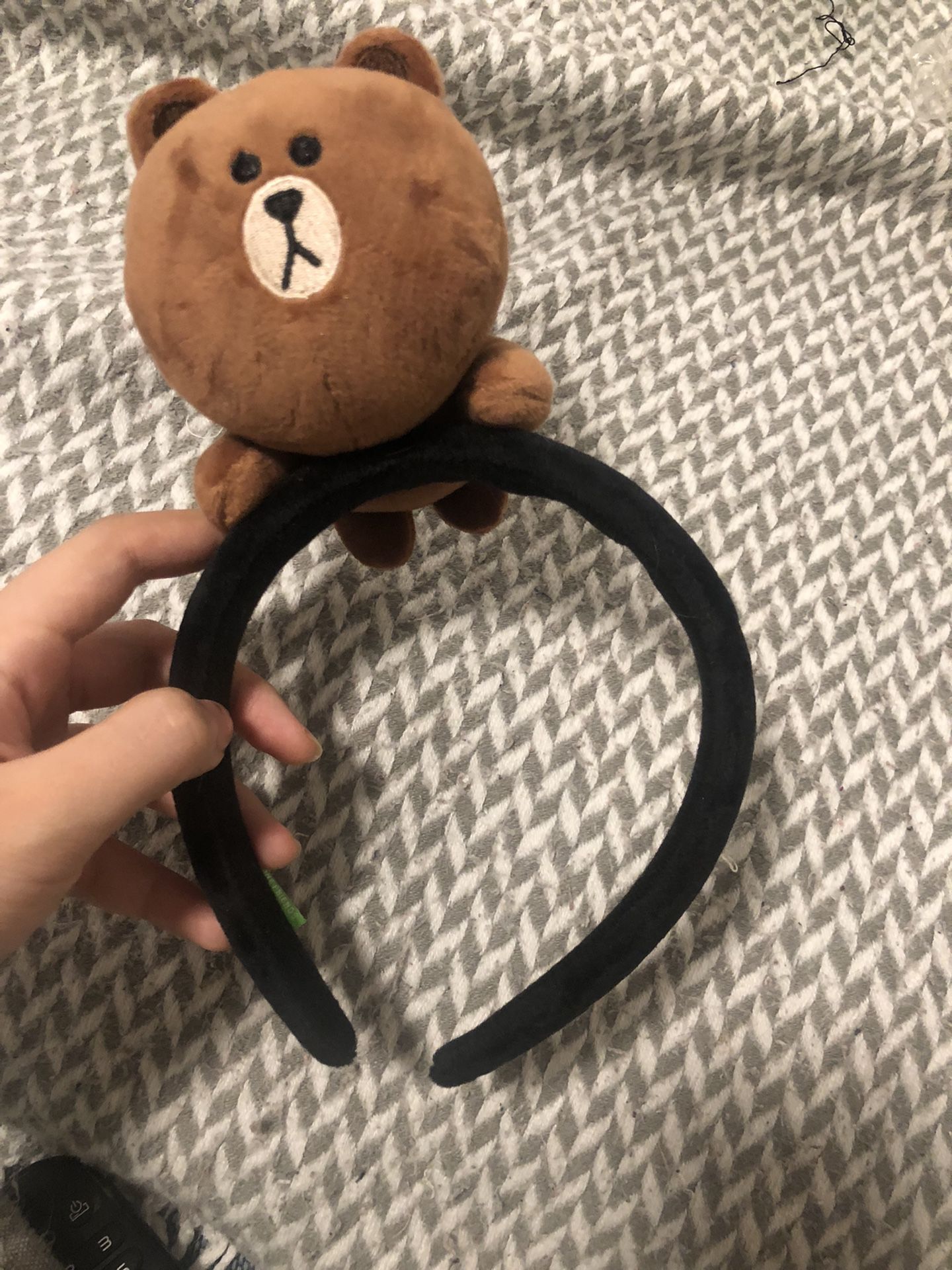 Line Friends Plush Animal Bear Headband Hairband 