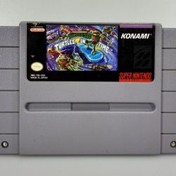 Teenage Mutant Ninja Turtles IV: Turtles in Time Super Nintendo Authentic Tested