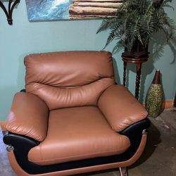 Two tone couch loveseat