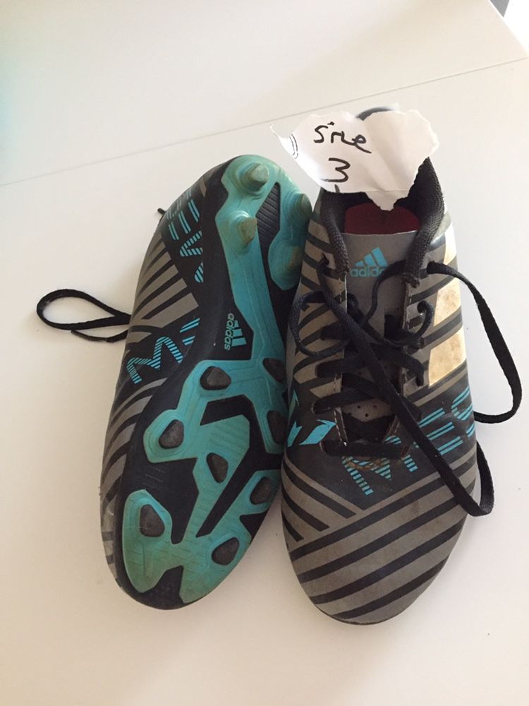 Youth Size 3 Addidas Soccer Cleats
