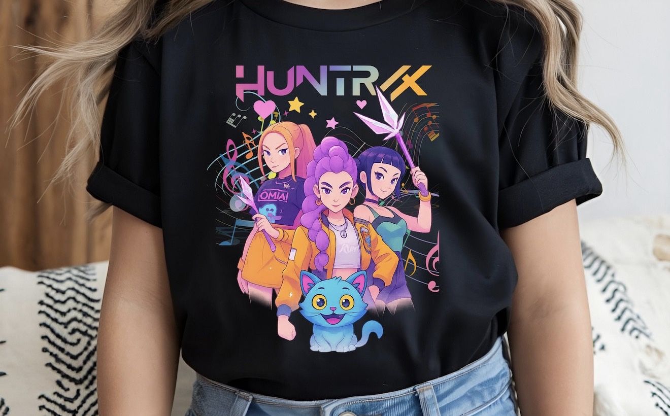 HUNTR/X K-Pop Anime Graphic T-Shirt