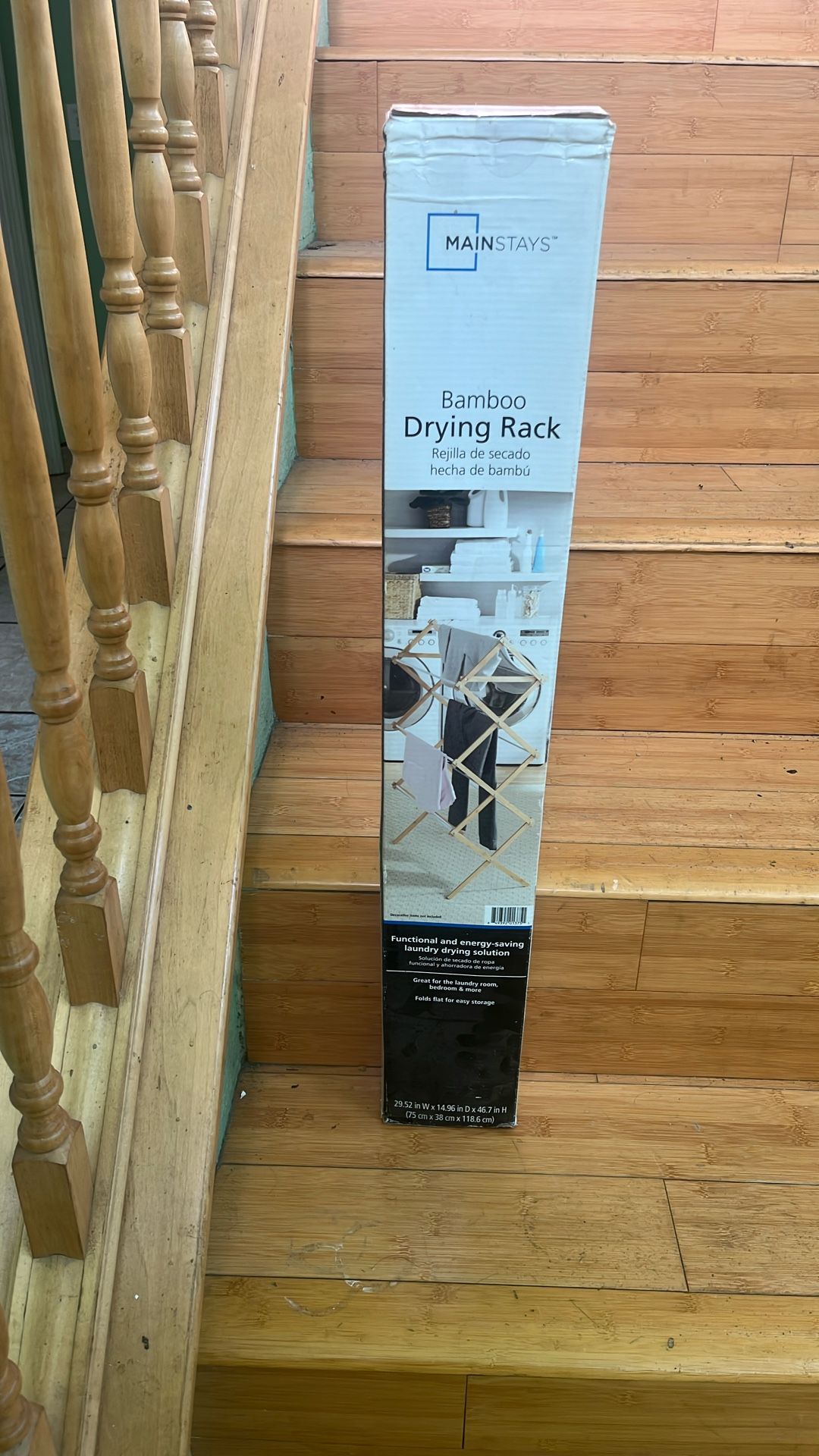 Mainstays Bamboo Drying Rack 