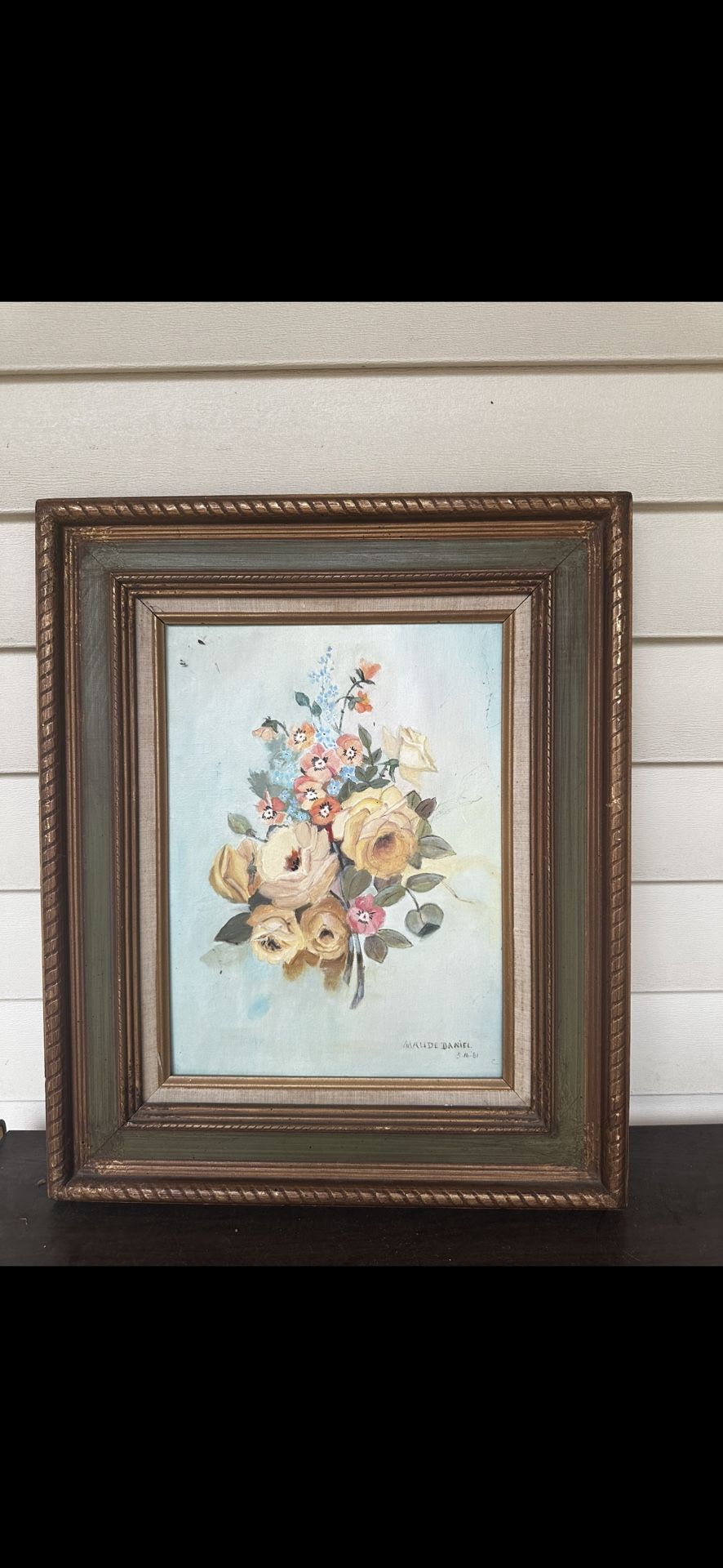 Vintage Floral Artwork Decor Wall Art
