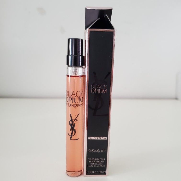 Yves Saint Laurent YSL Black Opium Eau De Parfum Travel Spray .33oz 10ml NEW