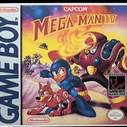Mega Man IV 5 Nintendo Game Boy (Please Read)