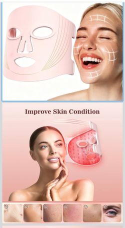 Red light therapy mask