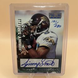 1997 Jimmy Smith Pro Line On Card Autograph Card 101/280🔥