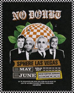 No Doubt at the Sphere! Tomorrow!! 5/23