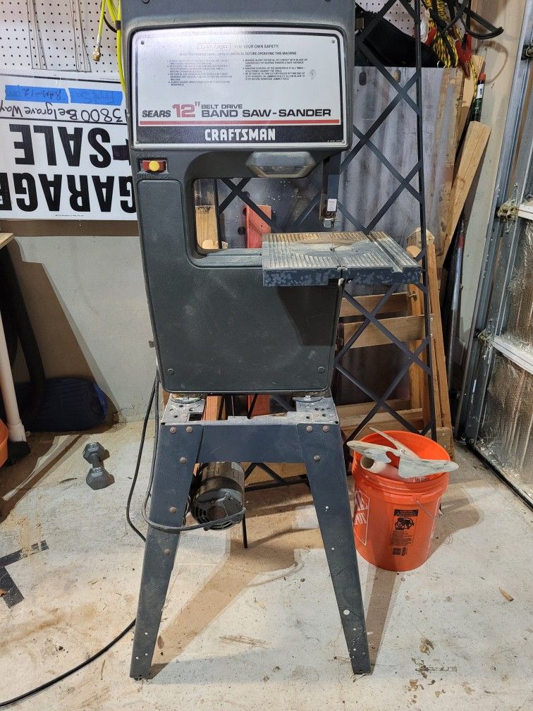 12" CRAFTSMAN BAND SAW W/ PEDISTAL for Sale in San Antonio, TX OfferUp