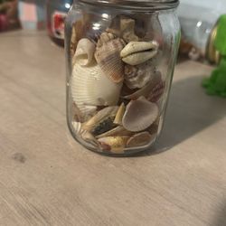 Homemade Seashell Jar