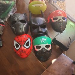 7 Superhero and NINJA Masks