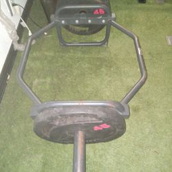Hex Bar And Weights 