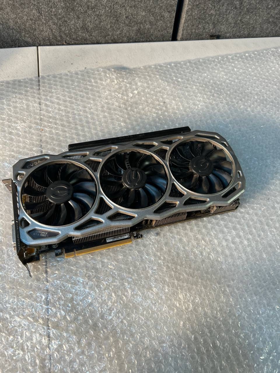 EVGA GeForce GTX 1080 Ti 11GB GDDR5X – Used, Working, Dusty, Minor Oxidation