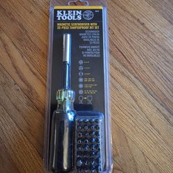 Klein Tools 32510 Magnetic Multibit Screwdriver new!!!