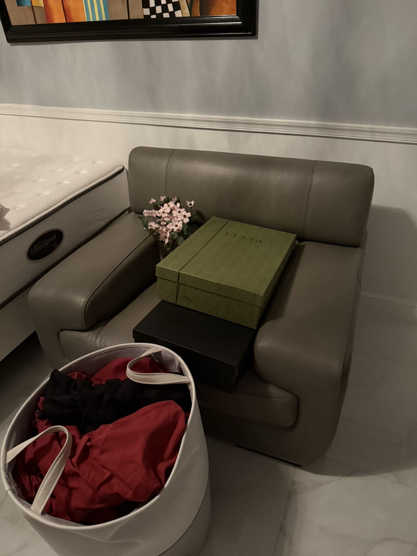 Leather Couch And Chair