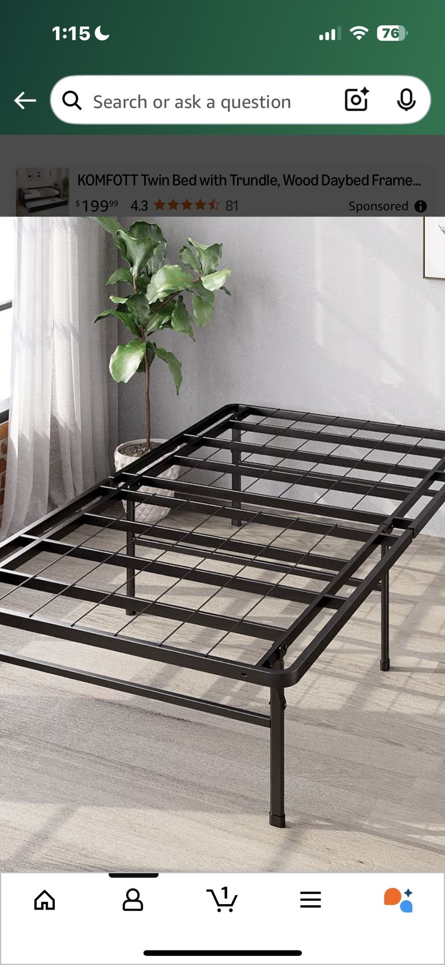 Twin XL Bed Frame