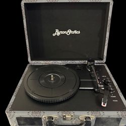 ByronStatics Portable Record Player – Vintage Suitcase Turntable