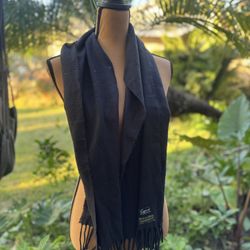 Cejon Black Scarf Made In Italy