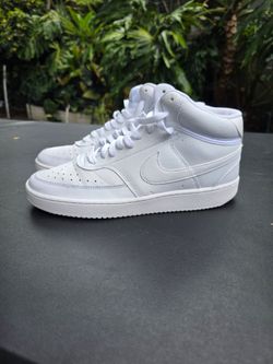 Nike White Mid-Top Sneakers