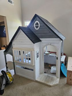 Wooden Kids Playhouse