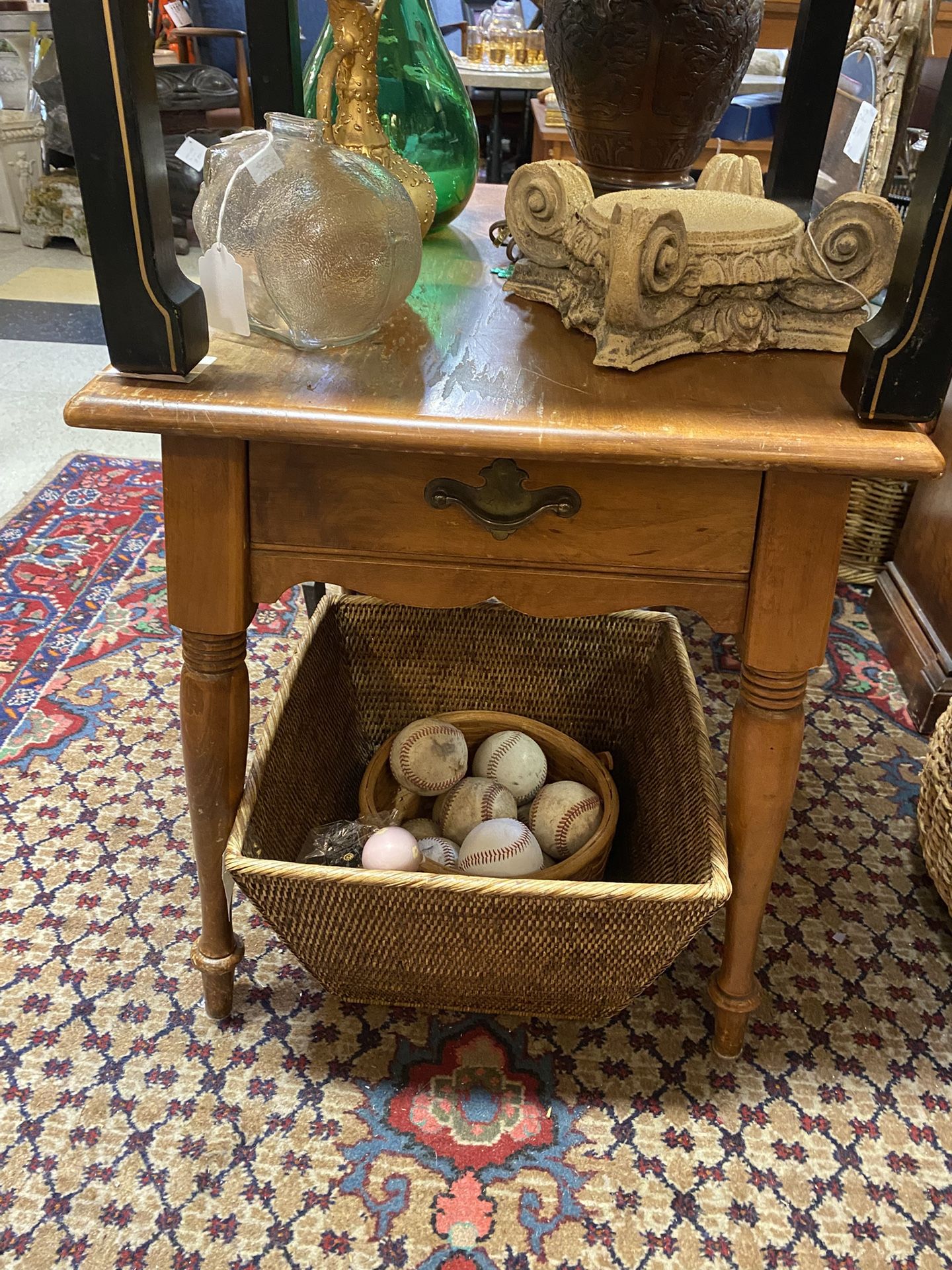 Vintage Maple Side Table