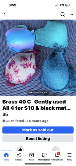 Bras Gently Used. Swimming Top New All For $10