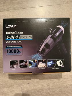 Lovur TurboClean 5-in-1 Cordless Car Care Tool