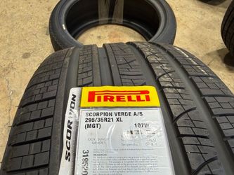 FREE DELIVERY (2) NEW Pirelli Scorpion Verde AS 295/35/21 NEVER DRIVEN 295/35R21