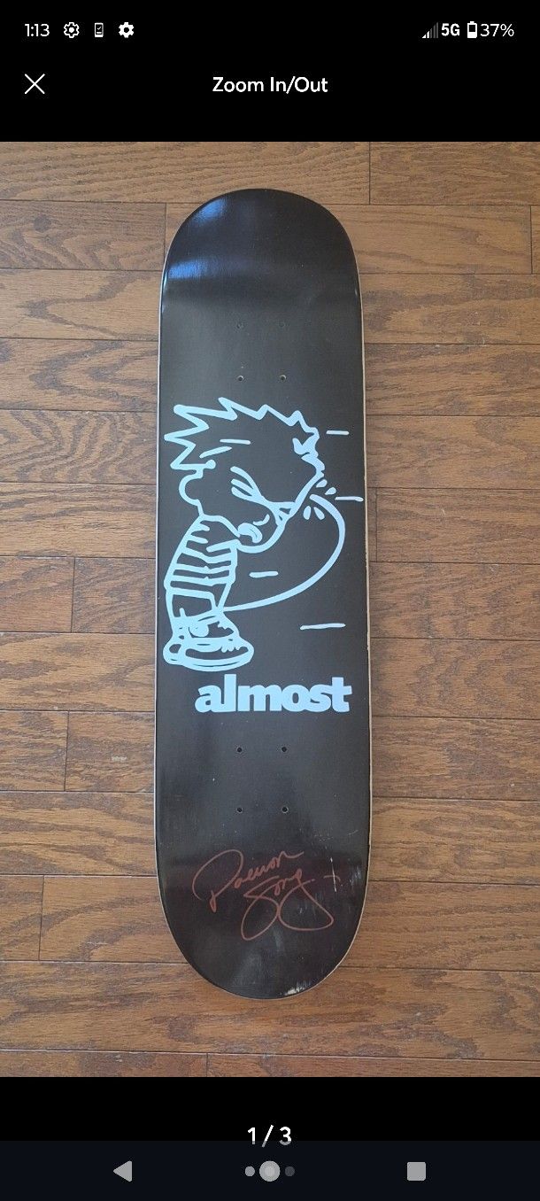 Vintage Daewon Song Calvin Almost Skateboard Chevy Ford Rodney Mullen
