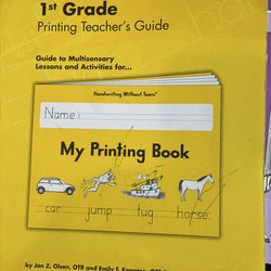 handwriting without tears 1st grade printing teacher's guide