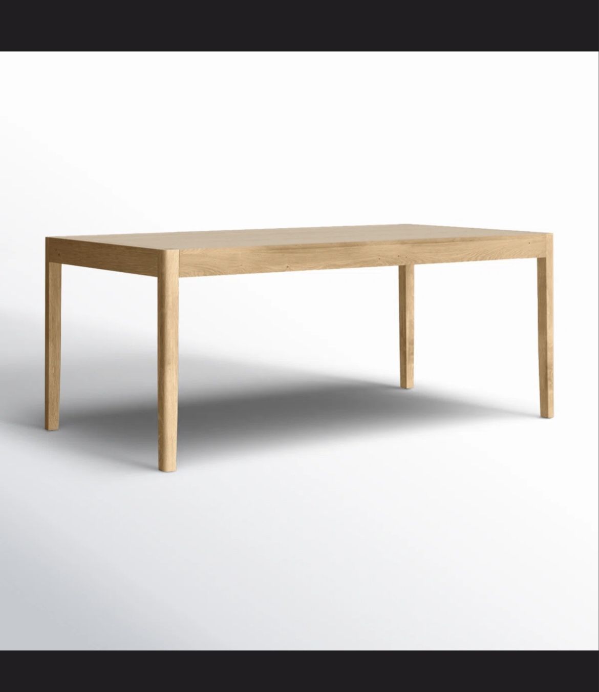 Oak Wood Dining Table 