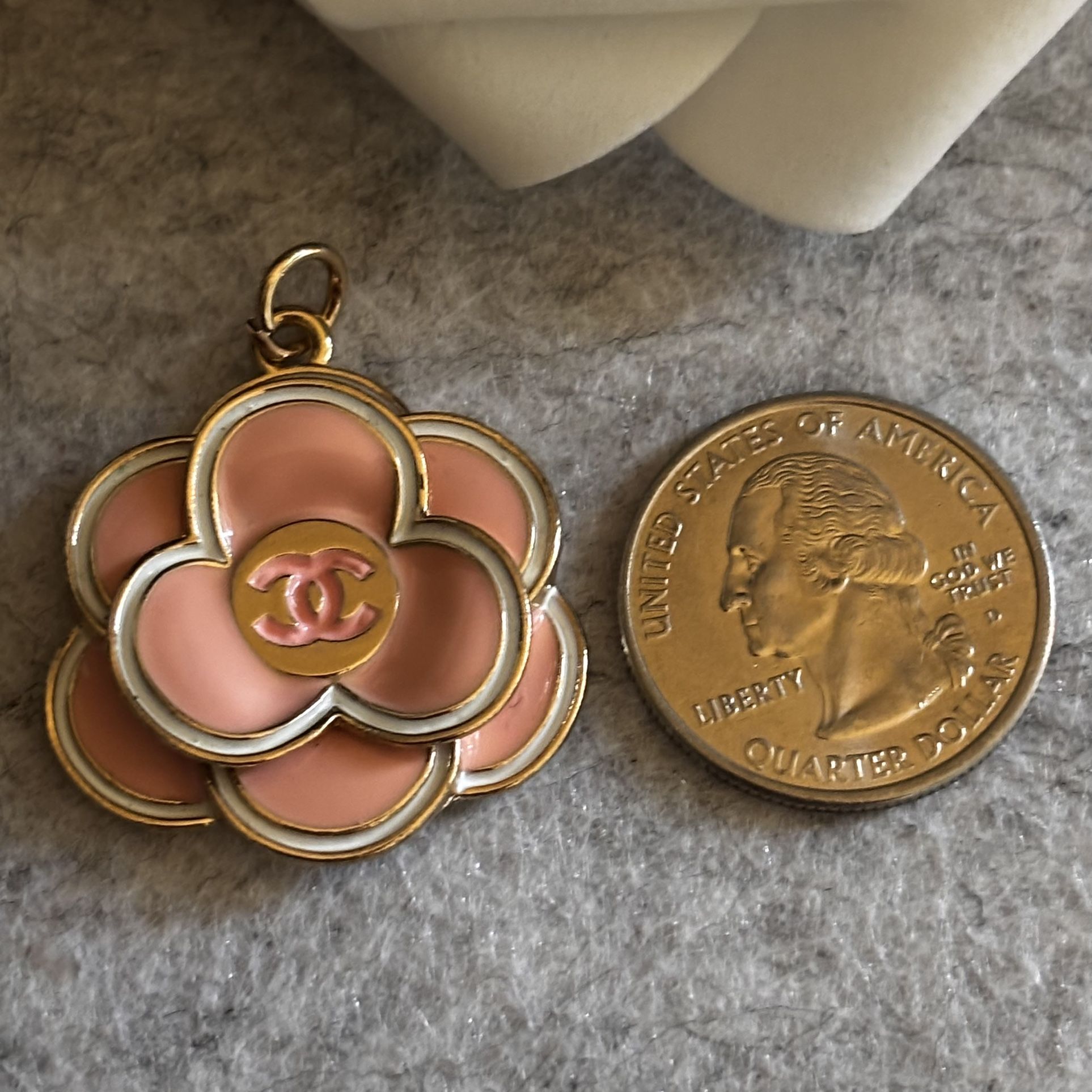 Pink Flower Pendant 