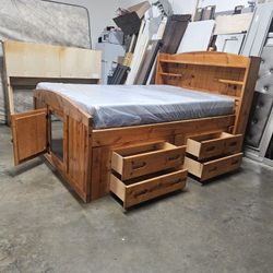 Full Captains Bed And Mattress 