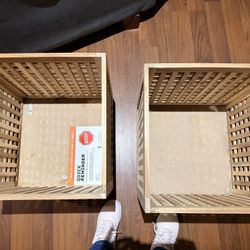 Side Tables Or Storage Containers.