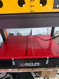 BASELAYR X2536  UV LED EXPOSURE UNIT 25x36 inches screenprinting printer silkscreen art studio class workshop Ryonet Riley Hopkins