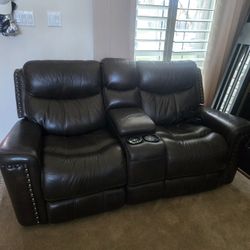 Leather Electric Recliners 