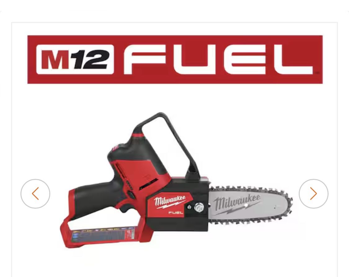 Milwaukee M12 FUEL 6 in. 12V Lithium-lon Brushless Electric Cordless Battery Pruning Saw HATCHET (Tool-Only)