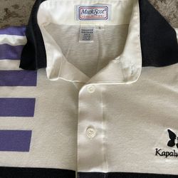 Vintage Mark Scot Collection Shirt Men's Large Gray Popover Retro