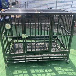 Jaula Fuf Family..para Perros de Alta Resistencia (Heavy Duty) – 37” x 24” x 28”