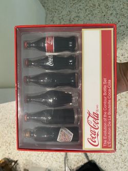 The Evolution of the Contour Bottle Set Coca Cola 