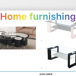 Furniture coffee table 3 piece