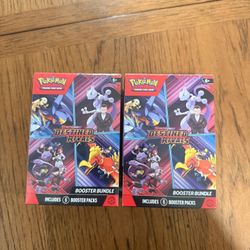 Pokémon Destined Rivals Booster Bundle x2 – Sealed – 12 Packs Total