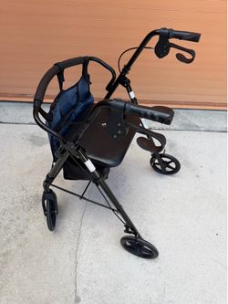 Walker with Wheels and Seat