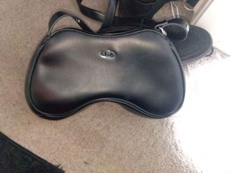 Diesel Black Leather Shoulder Bag