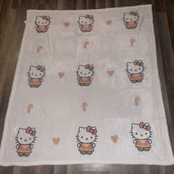 Hello kitty ginger bread blanket 