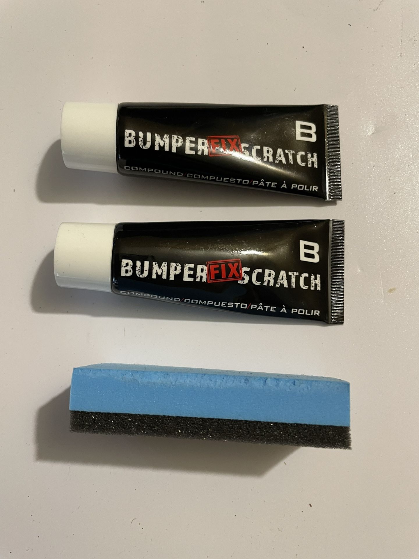 Bumper Scratch Fix 2 Bottles 1 Sponge